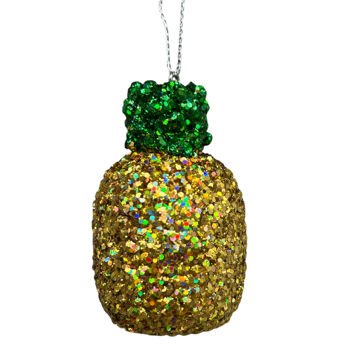 Bedazzled Pineapple Ornament - Tropical Sparkle