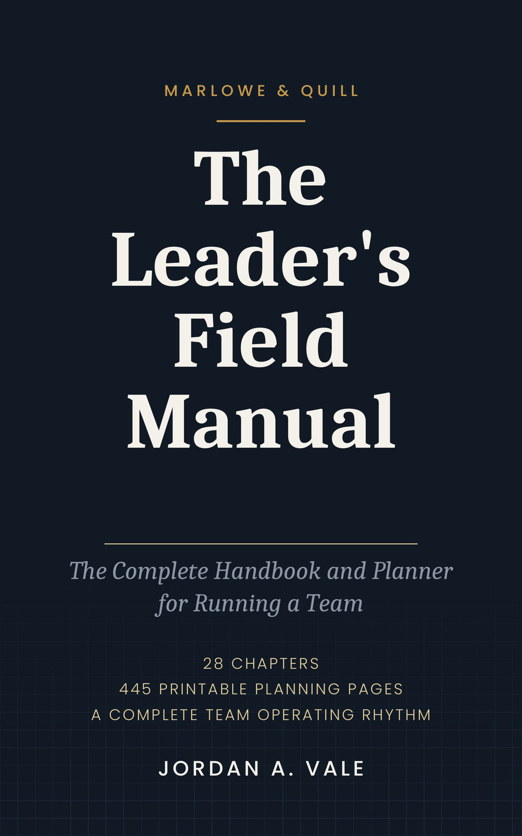 The Leader's Field Manual (Printable)