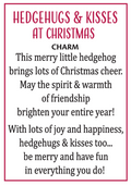 Holiday Hedgehog Charm With Christmas Tree