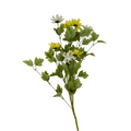20 inch Faux White and Yellow Sunny Day Daisy Bouquet