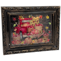 Lighted Spinning Water Globe Frame - Red Pickup Truck