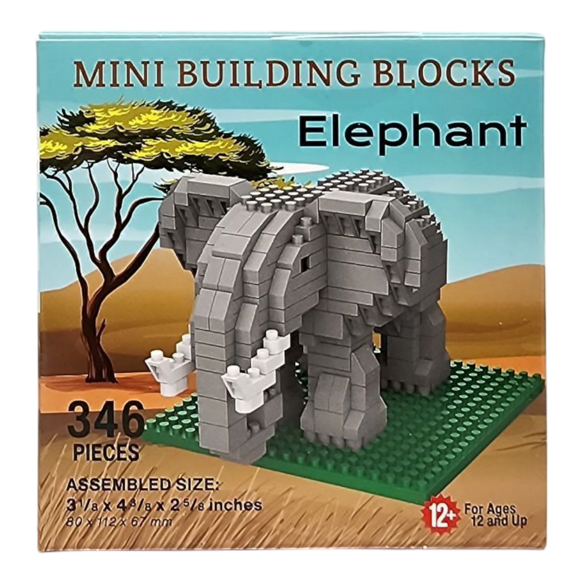 Mini Building Blocks - Elephant