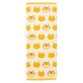 My Neighbor Totoro Catbus Face Towel - Yellow & White Japanese Anime Washcloth