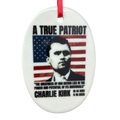 A True American Patriot Christmas Ornament - Honoring Charlie Kirk