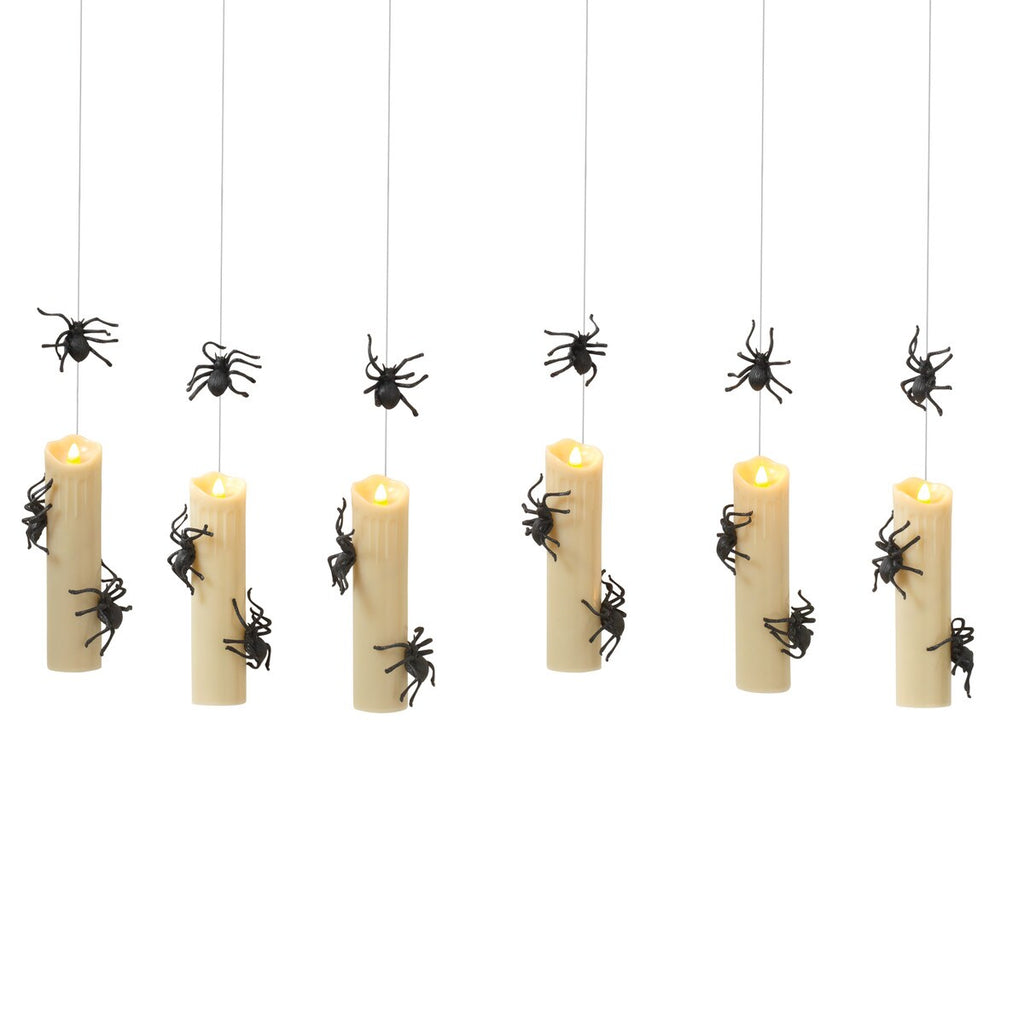 Enchanting Floating Spider Candles Set