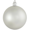 4" (100mm) Commercial Shatterproof Ball Ornament - Dove Grey