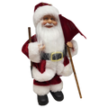 Golfing Santa Figurine Ornament - 9 inches