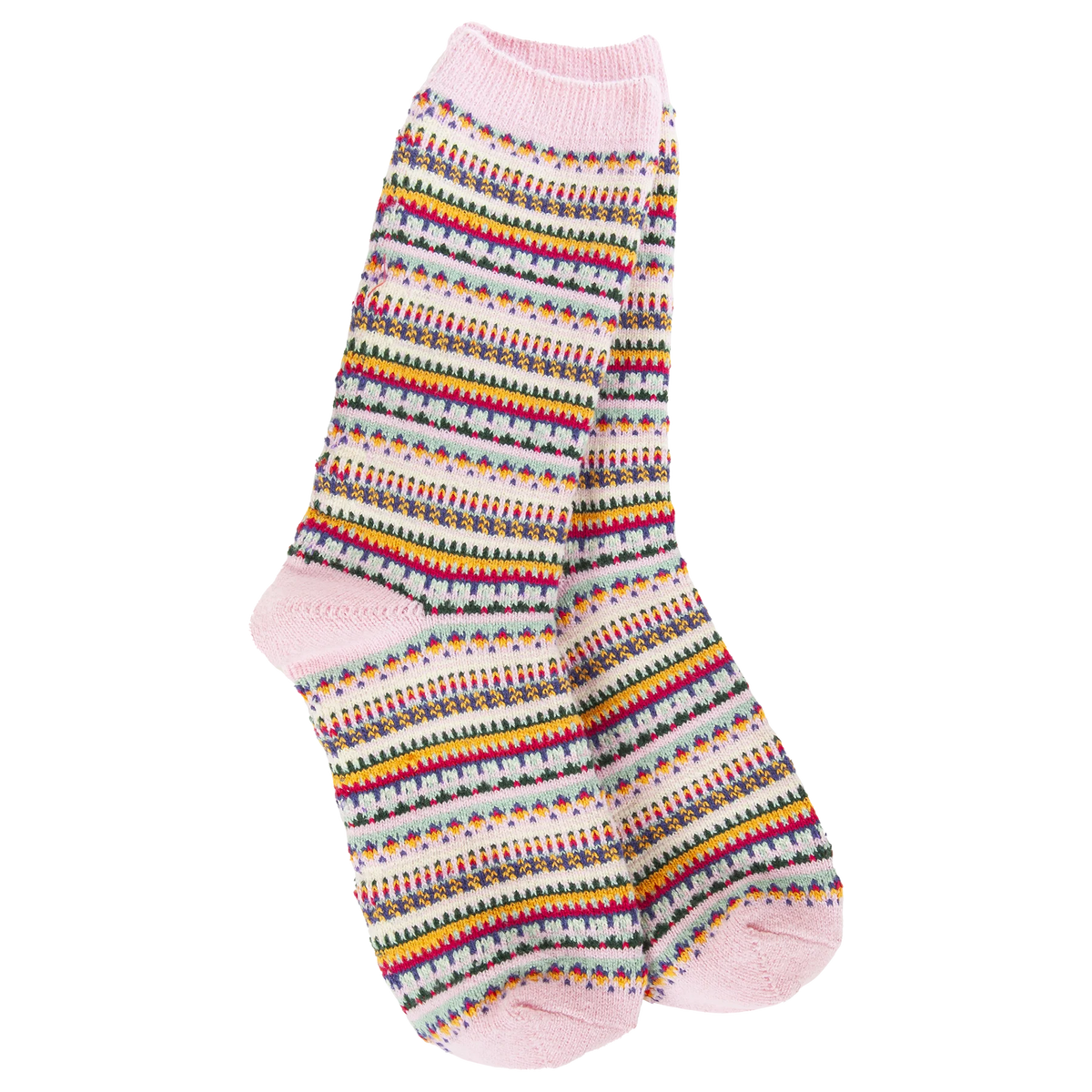 Weekend Boho Crew - Pink Stripe