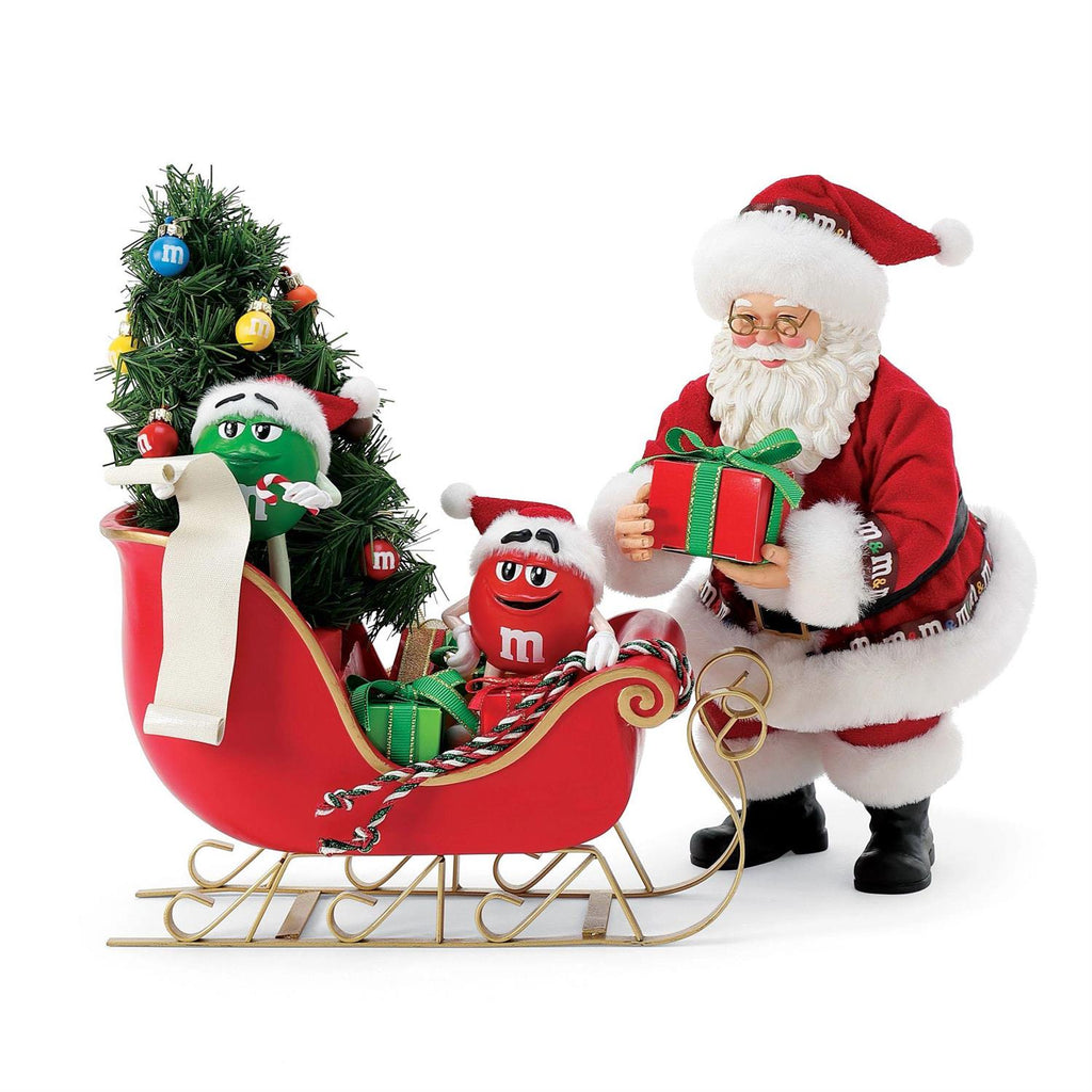 Santa and his M&M Sleigh