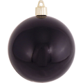4.75" (120mm) Commercial Shatterproof Ball Ornament - Shiny Onyx