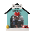 Rescued is My Favorite Breed Photo Frame Ornament
