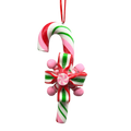 Candycane Treats Hanging Ornament - Multicolor Candy Cane