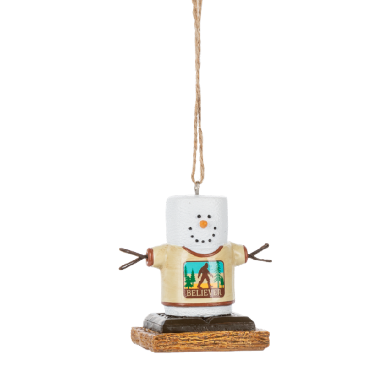 S'mores Shenanigans - Bigfoot Believer Ornament