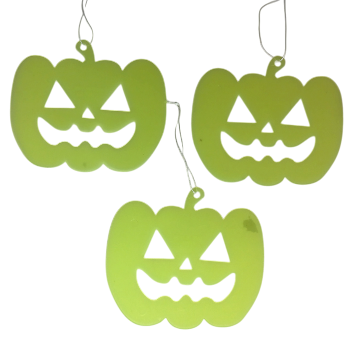 Glow In The Dark Halloween Hanging Pumpkin - Set of 3