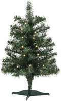 18 Inch Mini Pre-Lit Christmas Tree