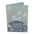 Cotton Tail Bunny and Daisies Easter Card
