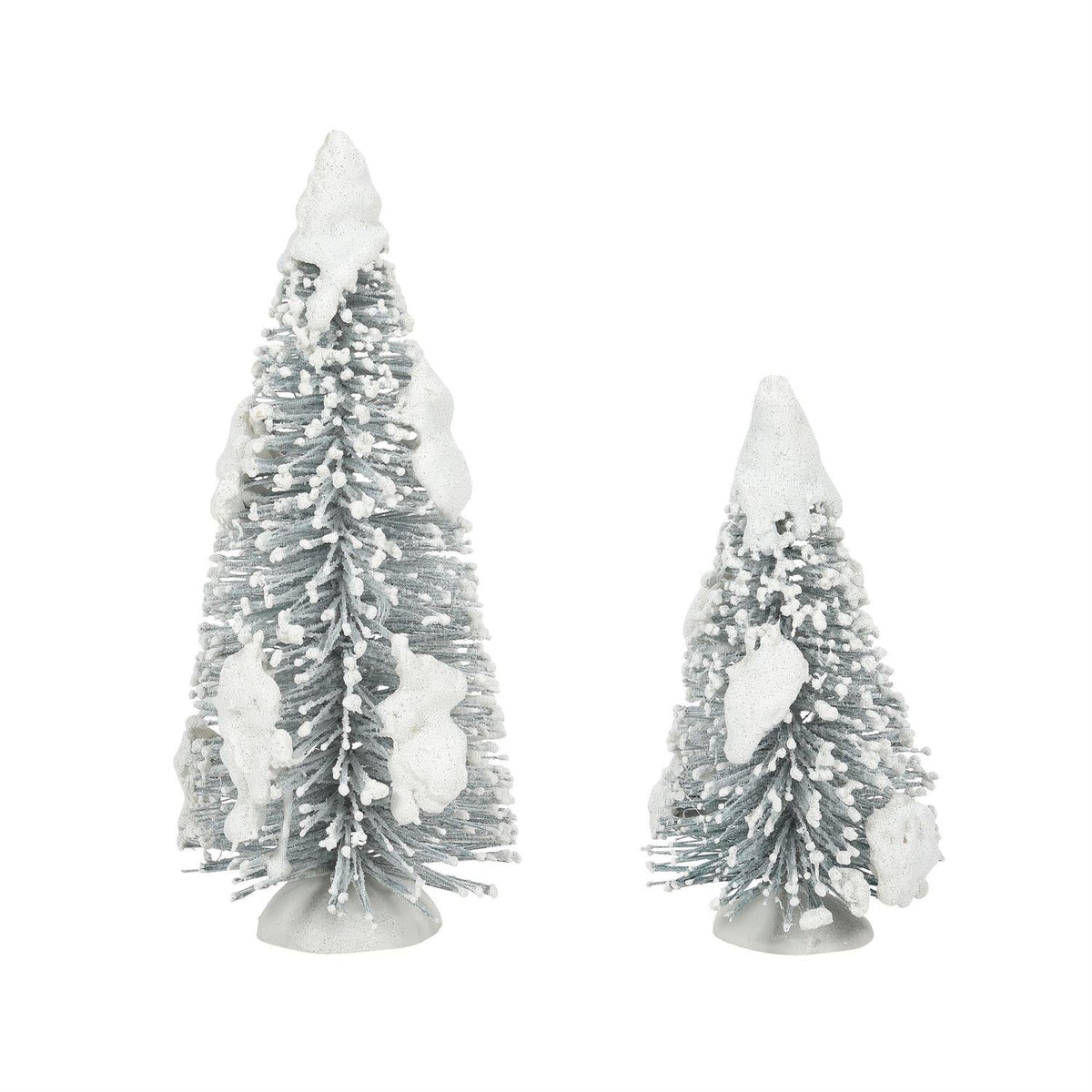 Snow Laden Tree - Set of 2