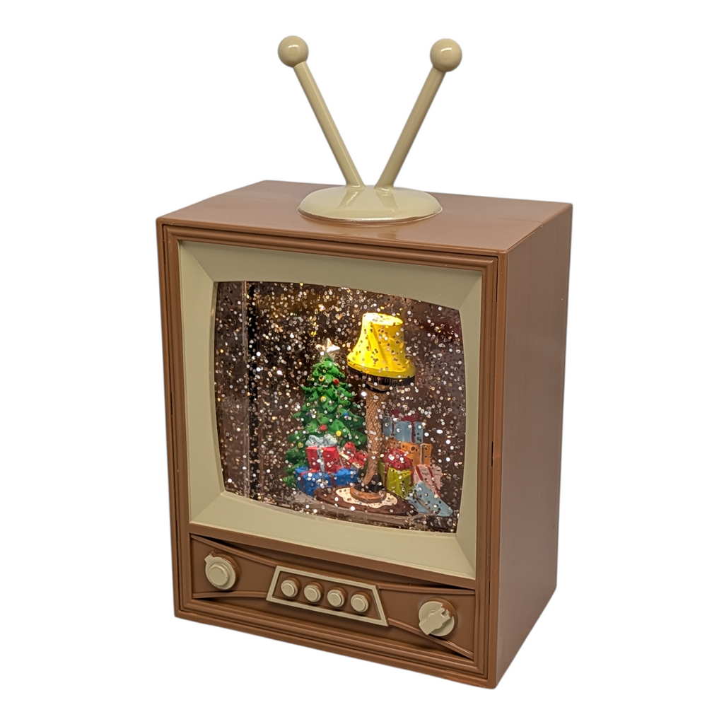 A Christmas Story  LED Musical Television Waterglobe - 8.5 Inch