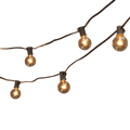 Patio Light Set - 20 G40 Bulbs on Brown Wire