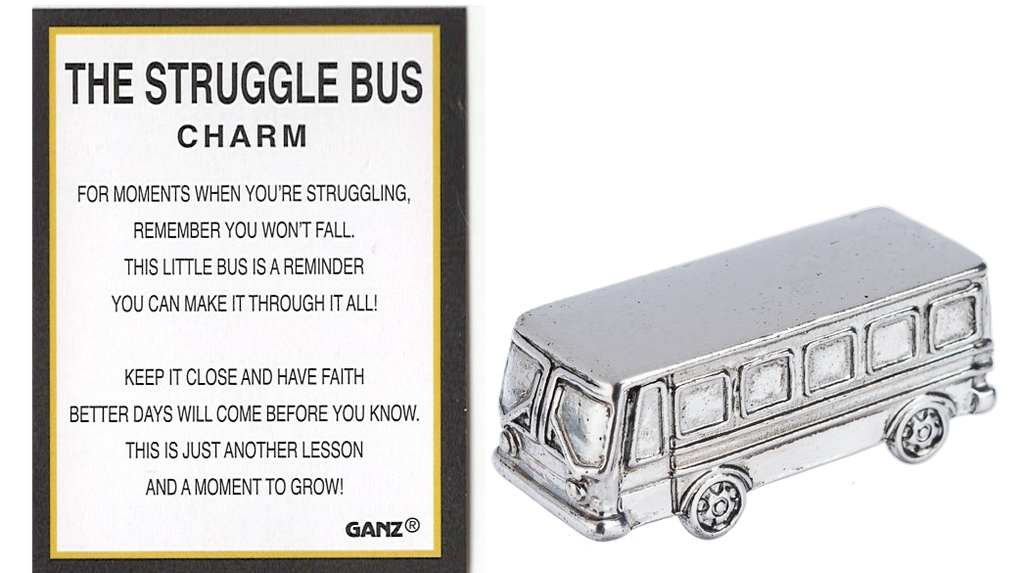 Struggle Bus Charm - A Reminder of Perseverance