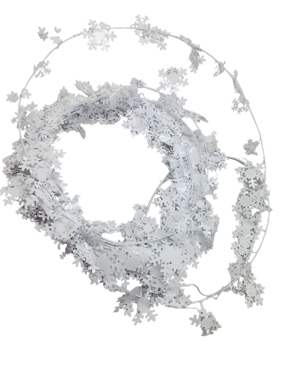 Gleam And Flex Snowflake Garland - 25 Feet