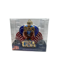 Celebratory 250th Anniversary U.S. Flag Glass Ornament