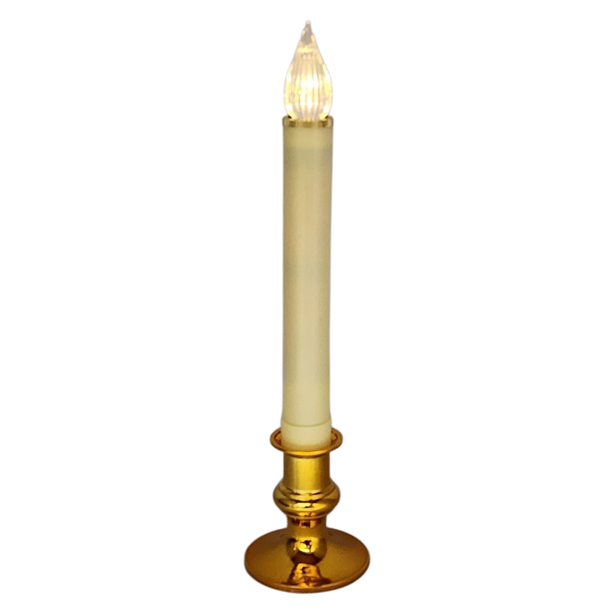 Newport LED Window Candle - Dixie - Brass with Sensor