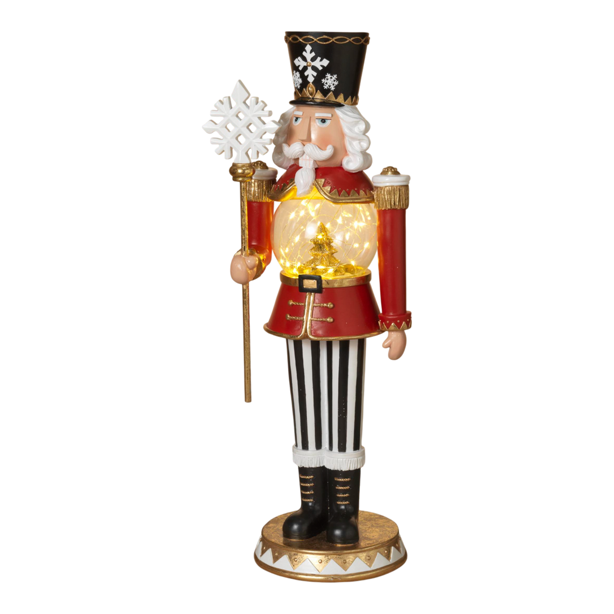 19.5" Battery-Operated Lighted Resin Toy Soldier