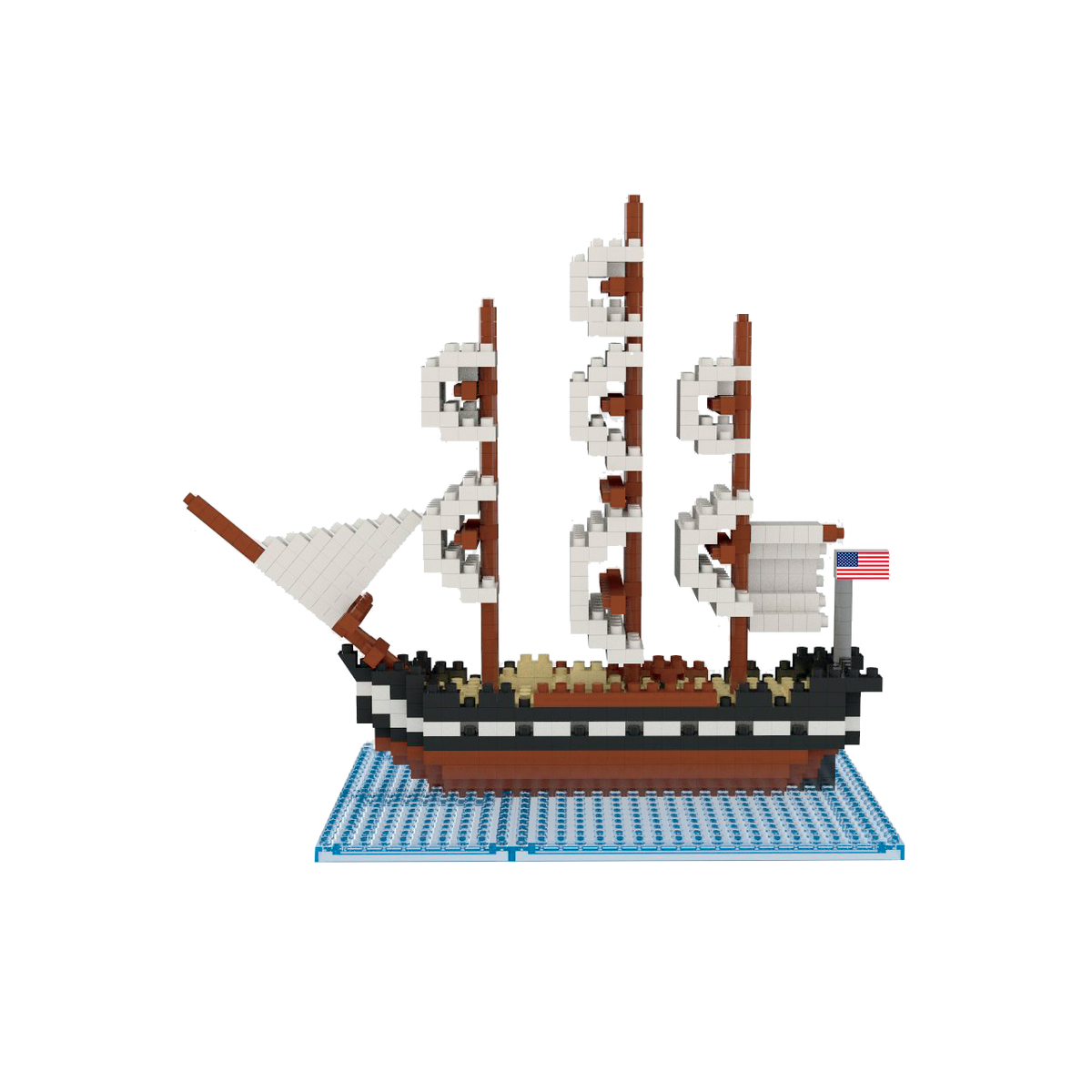 USS Constitution Mini Building Blocks