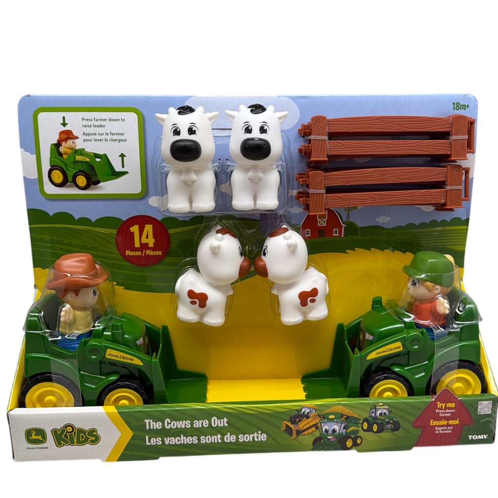 John Deere The Cows Are Out Playset