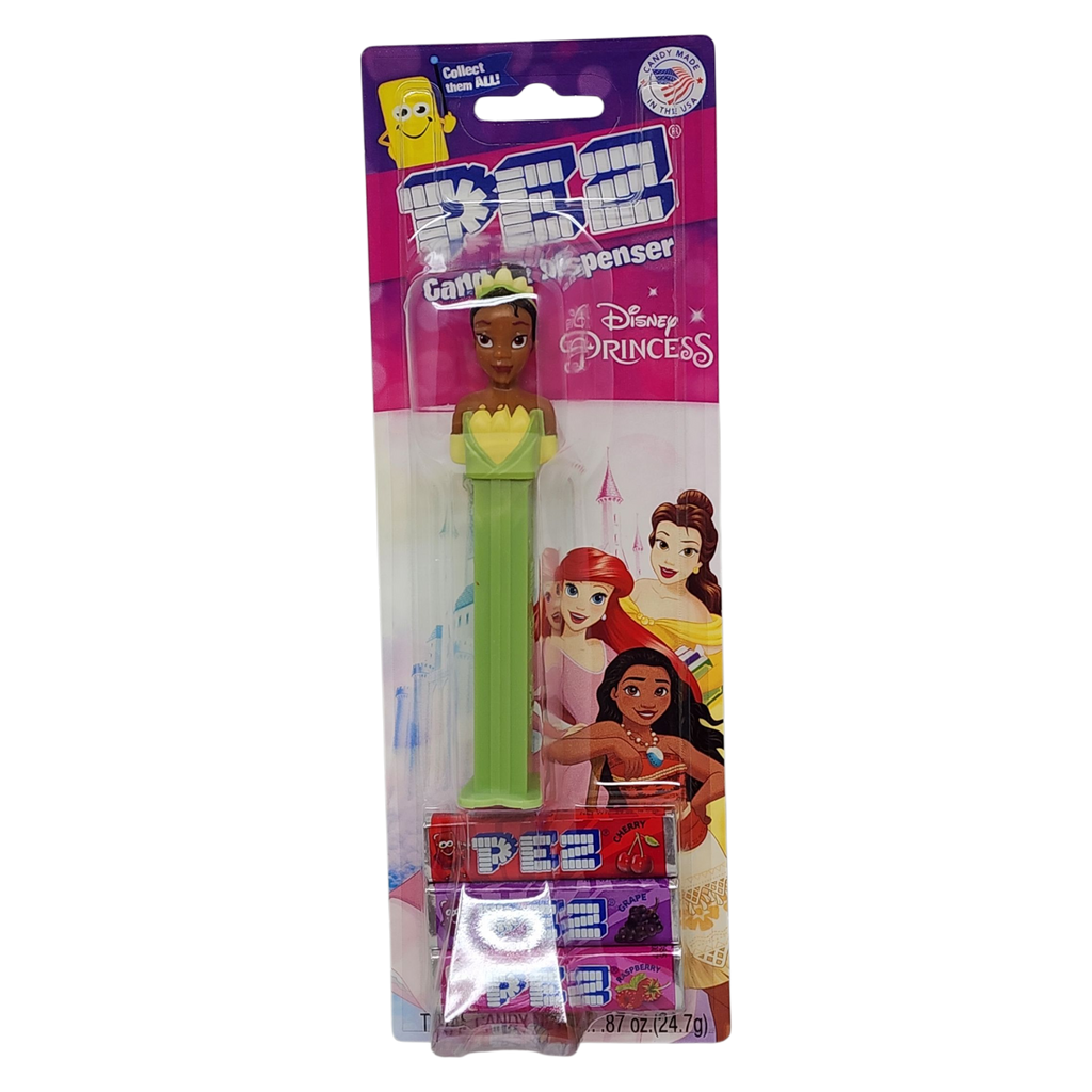 Pez 'Disney Princess' Dispenser with 3 Candy rolls - Tiana