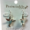 Hummingbird With Blue Accents Earrings