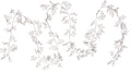 Silver Plated Petal Garland