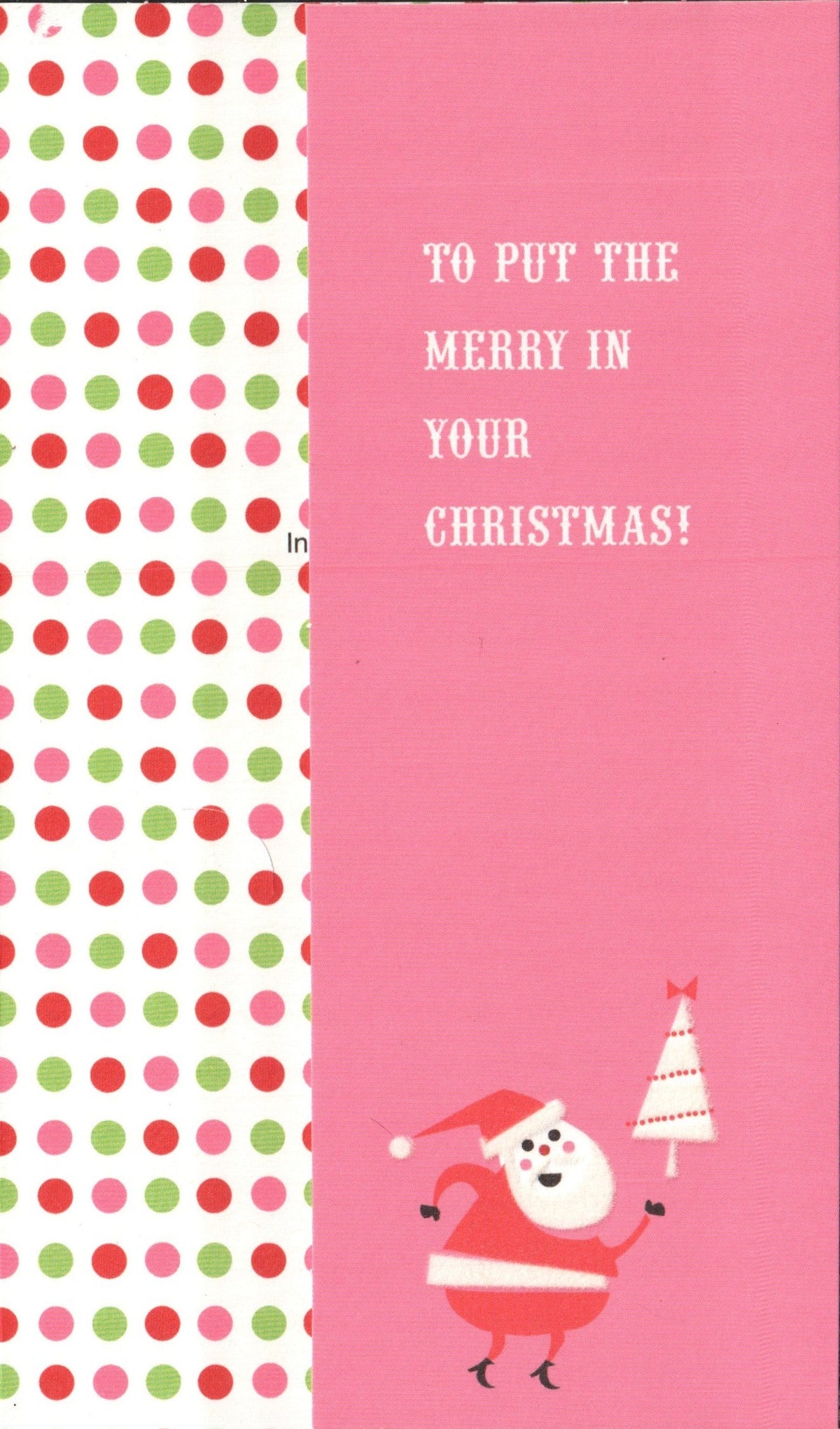 A Little Something Christmas Card
