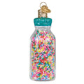 Jar Of Sprinkles Glass Ornament