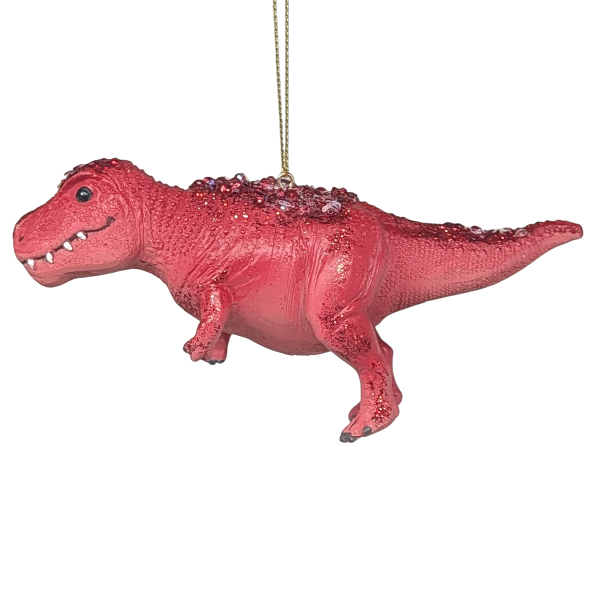 Red T-Rex Dinosaur Ornament
