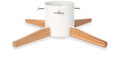 Timber Christmas Tree Stand - Medium - White