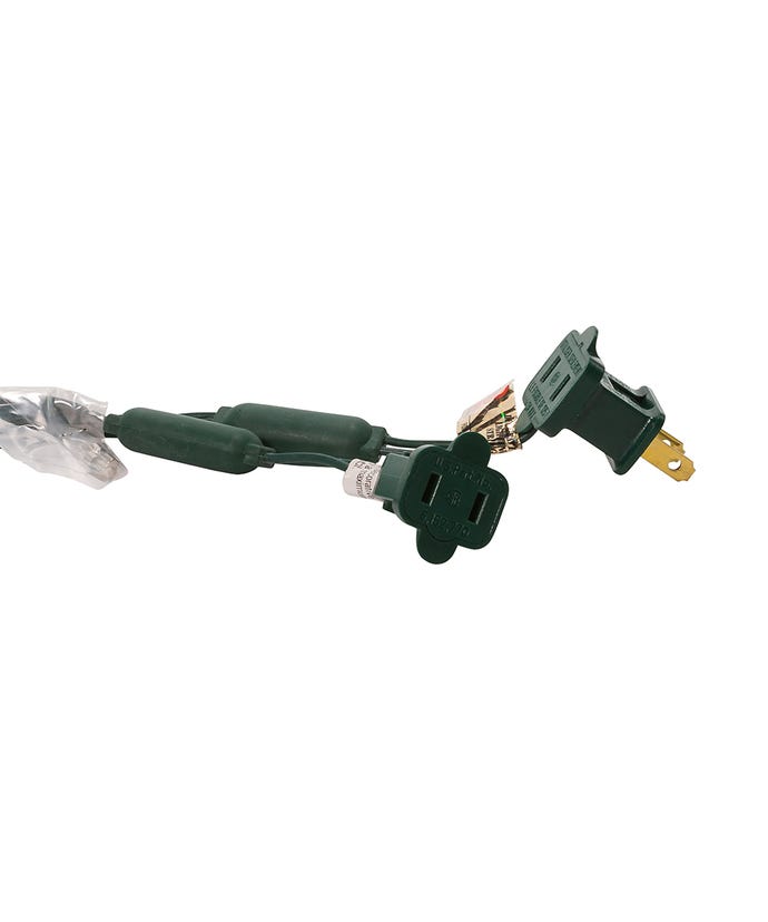 50-Light 5mm Warm White LED Green Wire Light Set