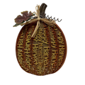 Happy Harvest Autumn Pumpkin