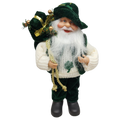 Lucky Leprechaun Santa Figurine Ornament - 9 inches