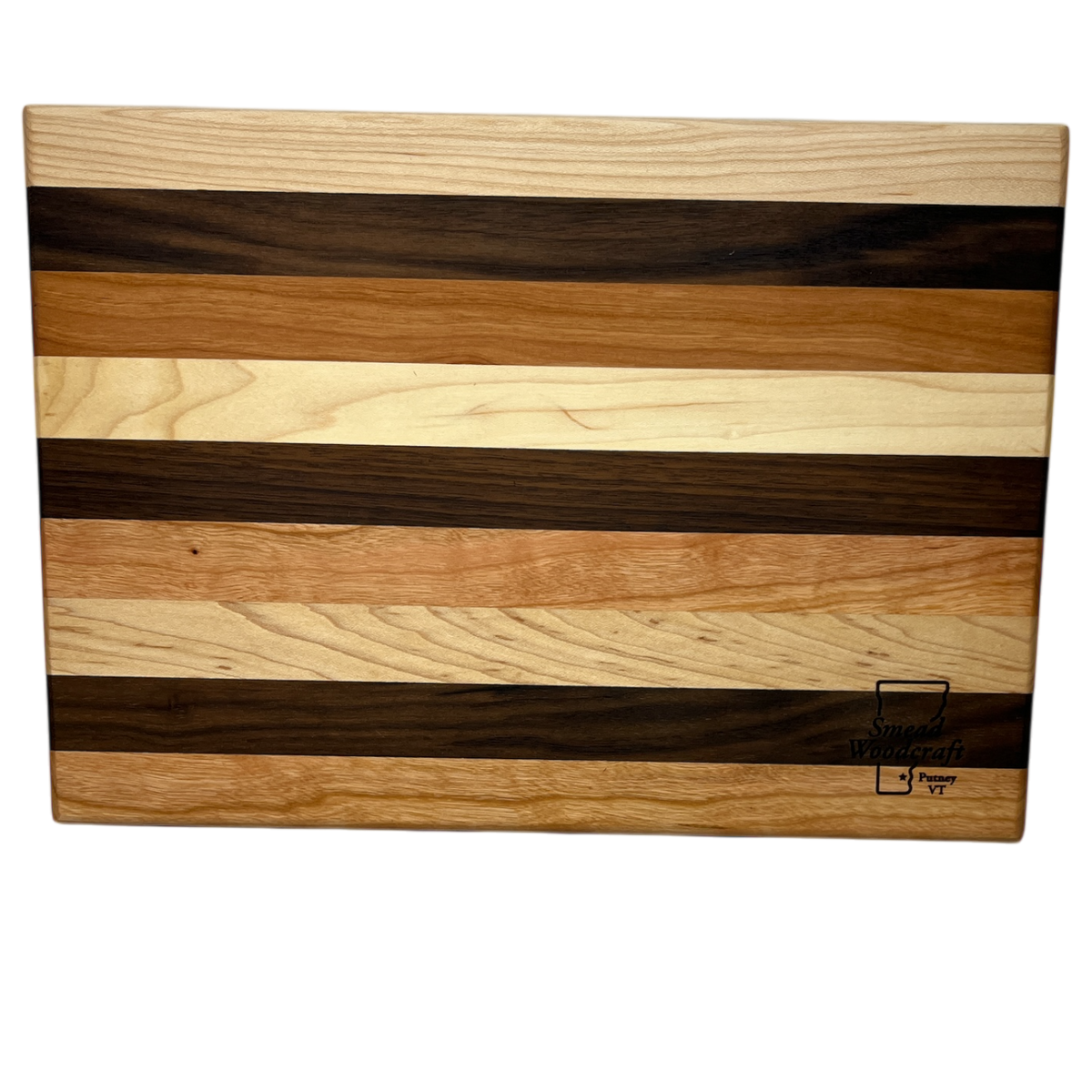 Vermont Artisan  Tri Color Routed Cutting Board