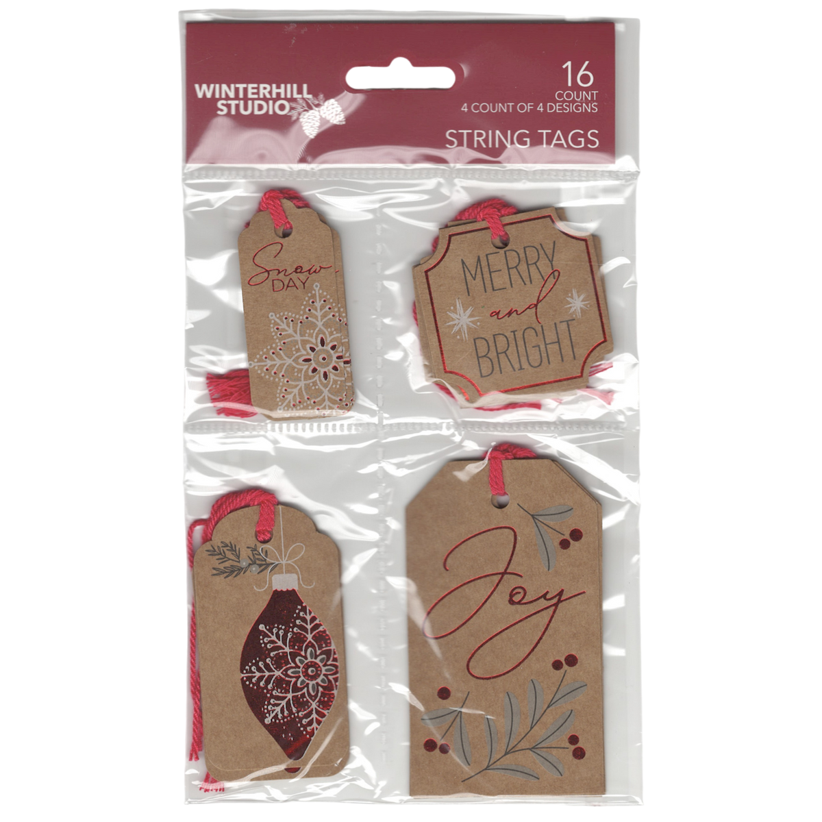 Baker’s Holiday Gift Tags – Foil on Kraft