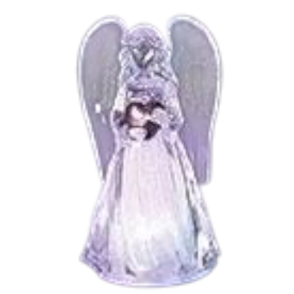 Birthstone Lighted Angel Ornament -