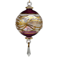 Blown Glass Ornament - "Regal Jewel"