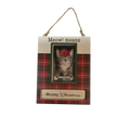 Pet Photo Frame Ornament - Meow! Means Meowy Christmas