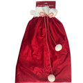 Red Velvet Santa Sack