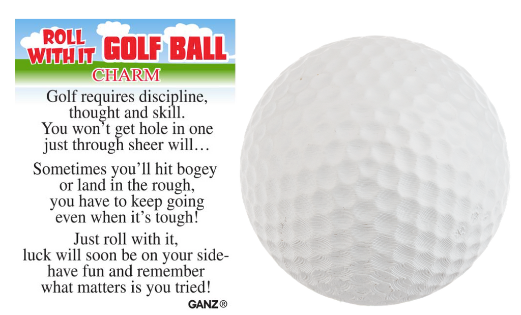 Golf Ball Charm - A Symbol of Perseverance and Fun
