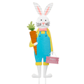 Metal Easter Bunny Yard Stake -