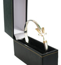 Vermont   Hook Bracelet with Gold 'VT' - 6mm Band - 6.5 Inch