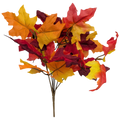 14-Inch Autumn Maple Leaf Bush